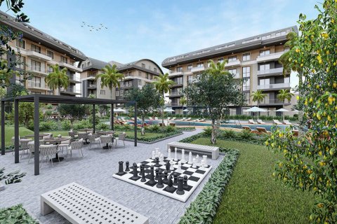 1+1 Lejlighed  i Alanya, Antalya, Tyrkiet Nr. 211469 - 8