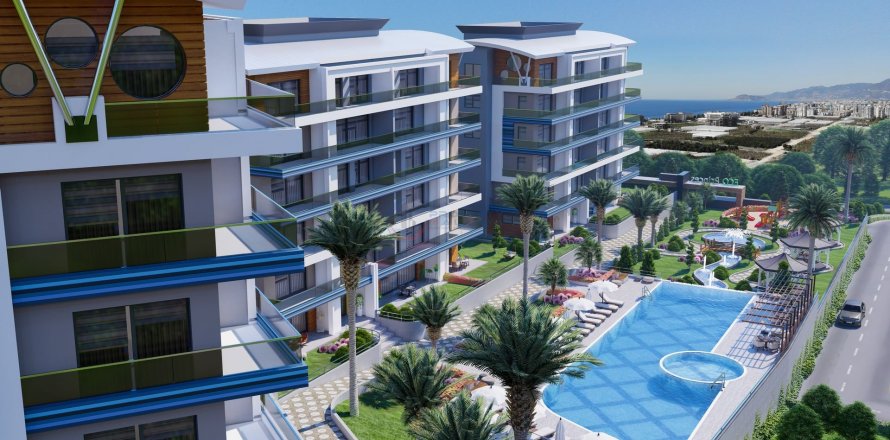 1+1 Apartment  in Alanya, Antalya, Turkey No. 211470