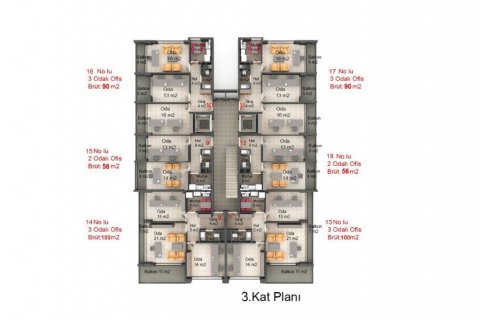 Продажа коммерческой недвижимости  в Аланье, Анталье, Турция, 90м2, №209862 – фото 8