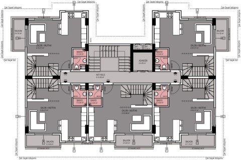 Продажа квартиры  в Аланье, Анталье, Турция 2 комн., 50м2, №210065 – фото 13
