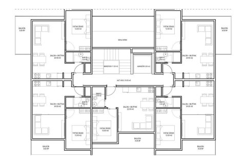 Продажа квартиры  в Аланье, Анталье, Турция 2 комн., 50м2, №210065 – фото 17