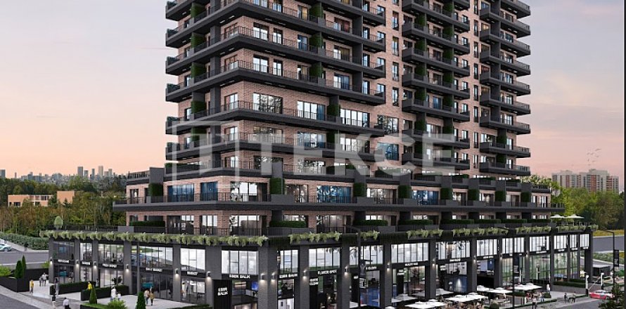 آپارتمان در  Istanbul ، ترکیه 1 خوابه ، 67 متر مربع.  شماره 210301