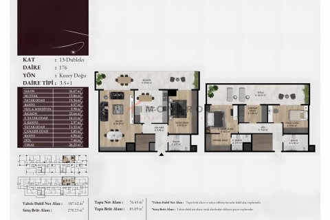 Продажа квартиры в Аташехир, Стамбуле, Турция 1+1, 79м2, №206686 – фото 12