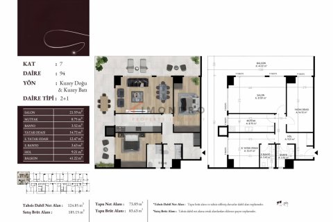 Apartment for sale  in Atasehir, Istanbul, Turkey, 2 bedrooms, 121m2, No. 206687 – photo 8