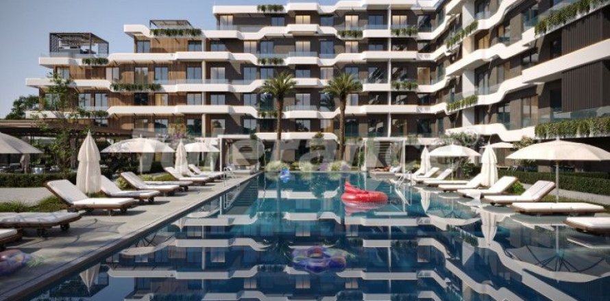 آپارتمان در Antalya ، ترکیه 1 خوابه ، 53 متر مربع. شماره 211701