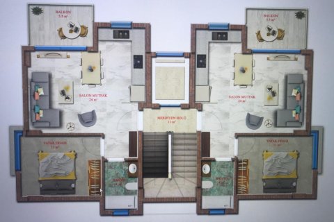 Daire   Kestel, Antalya, Türkiye №209824 - 20