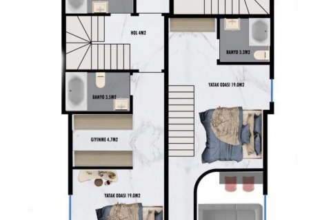 Wohnung  in Alanya, Antalya, Türkei Nr. 209825 - 22