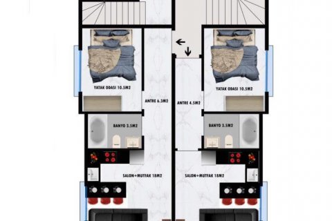 Wohnung  in Alanya, Antalya, Türkei Nr. 209825 - 21