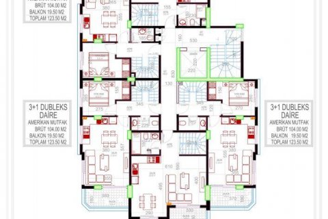 Продажа квартиры  в Махмутларе, Анталье, Турция 4 комн., 124м2, №209571 – фото 16