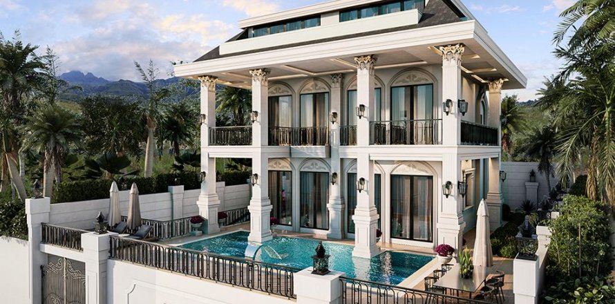 Вилла  5-х ком. в Аланье, Анталья, Турция №209572