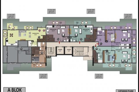 Продажа квартиры  в Аланье, Анталье, Турция 2 комн., 50м2, №209570 – фото 14