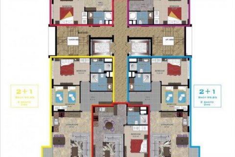 Продажа квартиры  в Махмутларе, Анталье, Турция 3 комн., 72м2, №209671 – фото 22