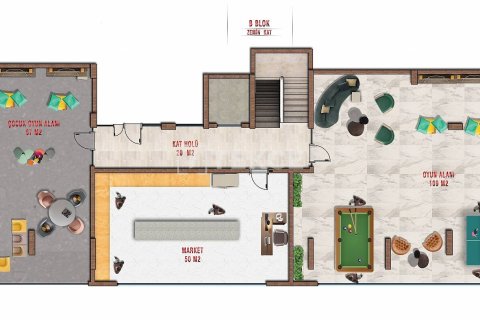 Продажа пентхауса в Аланье, Анталье, Турция 5+1, 191м2, №63452 – фото 16