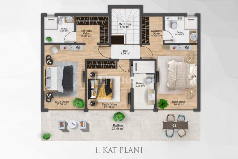 8+1 Villa  in Alanya, Antalya, Türkei Nr. 120951 - 7