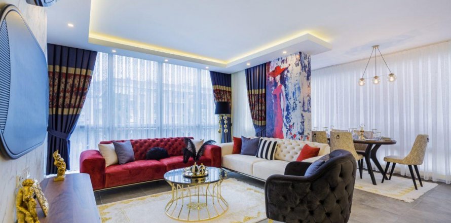 Квартира  3-х ком. в Аланье, Анталья, Турция №208733