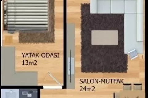 Apartment for sale  in Alanya, Antalya, Turkey, 1 bedroom, 52.5m2, No. 189443 – photo 28