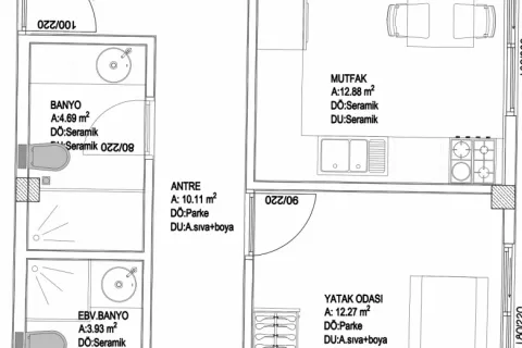 2+1 Leilighet  i Aksu, Antalya, Tyrkia Nr. 189497 - 18