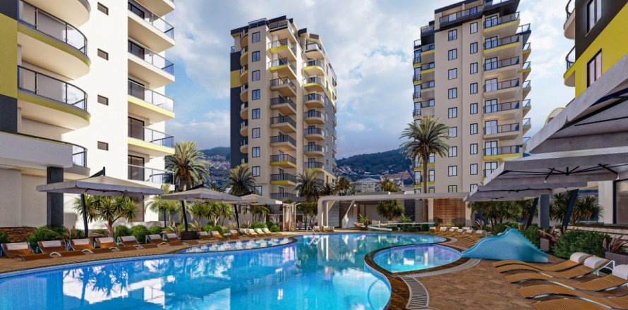 آپارتمان در  Mahmutlar ، ترکیه 65 متر مربع.  شماره 208645