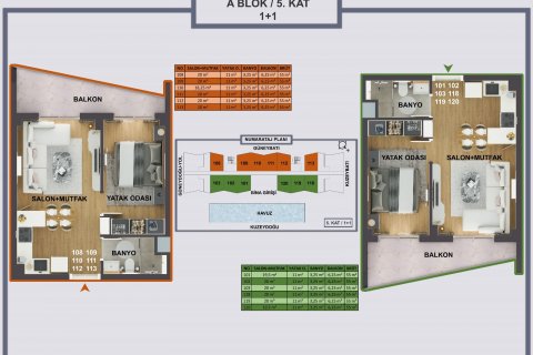 Leilighet  i Antalya, Tyrkia Nr. 190568 - 19