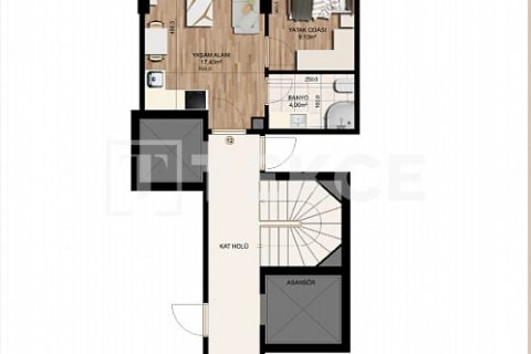 Продажа пентхауса  в Стамбуле, Турция 1+1, 134м2, №190563 – фото 4