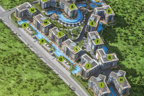 1+1 Lejlighed i Alanya, Antalya, Tyrkiet Nr. 150399 - 15