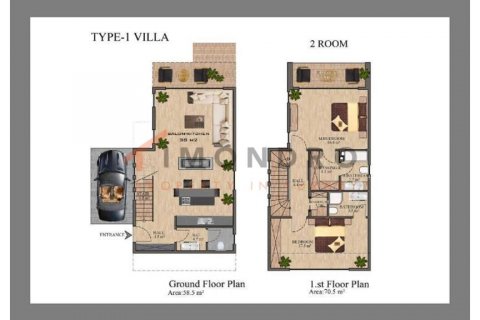 ویلا در  Lapta ، ترکیه 3 خوابه ، 255 متر مربع.  شماره 191147 - 27