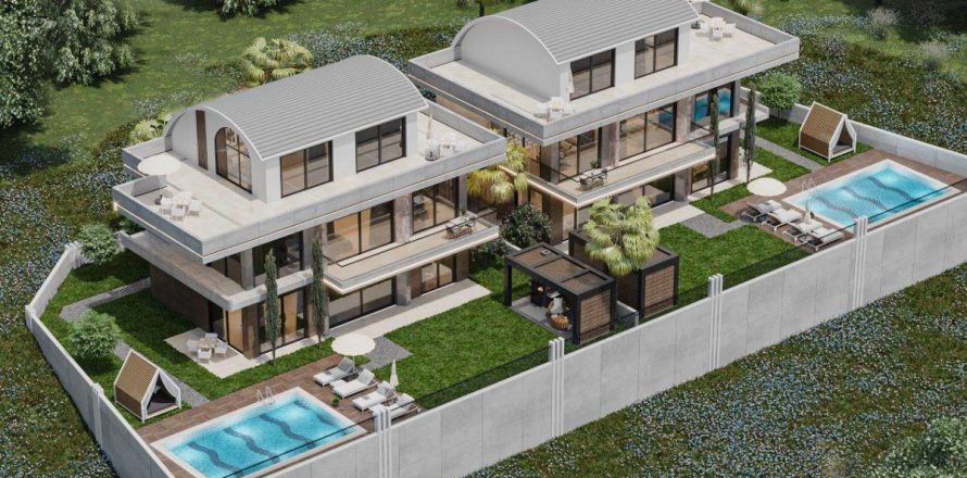 Вилла  5-х ком. в Аланье, Анталья, Турция №207728