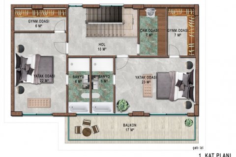 Продажа виллы  в Аланье, Анталье, Турция 5 комн., 245м2, №207728 – фото 21