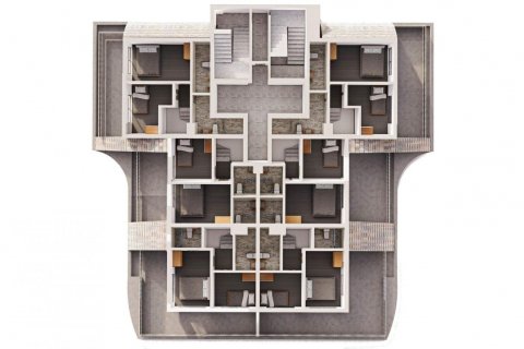 Продажа квартиры  в Махмутларе, Анталье, Турция 2 комн., 49м2, №209773 – фото 25