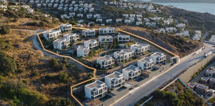 3+1 Villa  in Bodrum, Mugla, Turkey No. 138364