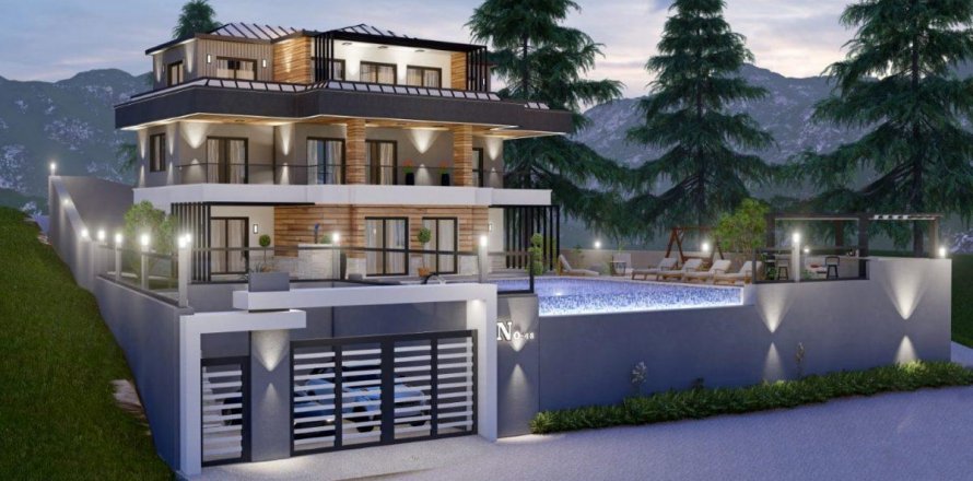 Вилла  8-х ком. в Аланье, Анталья, Турция №209248