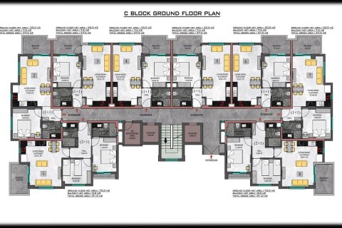 1+1 Wohnung  in Kargicak, Alanya, Antalya, Türkei Nr. 117979 - 28