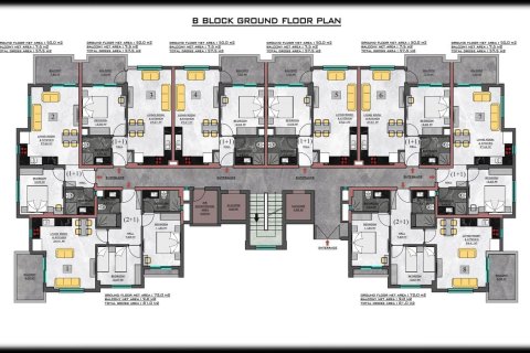 1+1 Wohnung  in Kargicak, Alanya, Antalya, Türkei Nr. 117979 - 21