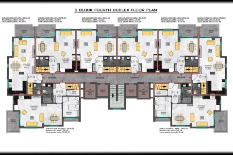1+1 Wohnung  in Kargicak, Alanya, Antalya, Türkei Nr. 117979 - 25