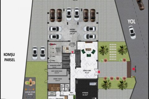 Продажа пентхауса  в Аланье, Анталье, Турция 2 комн., 46м2, №208717 – фото 20