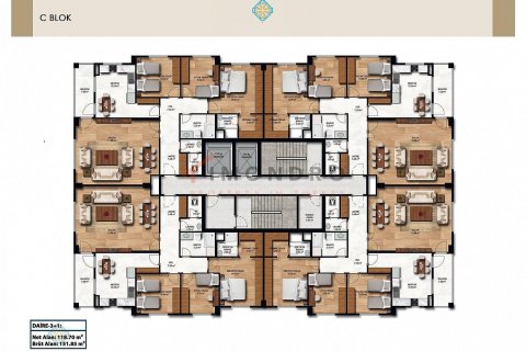 3+1 Leilighet i Zeytinburnu, Istanbul, Tyrkia Nr. 206963 - 8