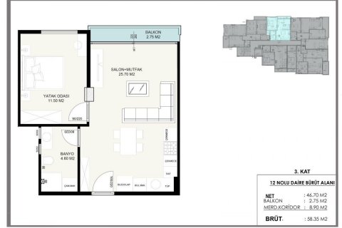 Commercial property for sale  in Alanya, Antalya, Turkey, 465m2, No. 209076 – photo 14