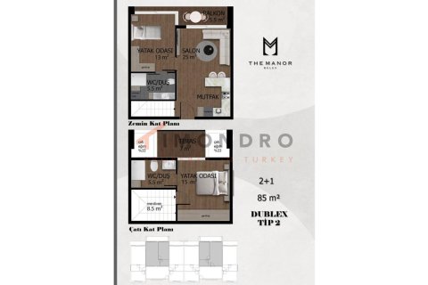 Apartment for sale in Belek, Antalya, Turkey, 2 bedrooms, 105m2, No. 151674 – photo 21