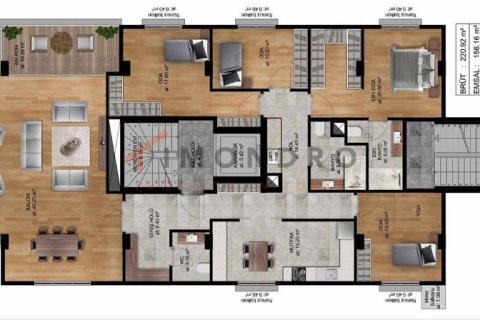 Продажа квартиры  в Кадыкёе, Стамбуле, Турция 3+1, 221м2, №188710 – фото 7
