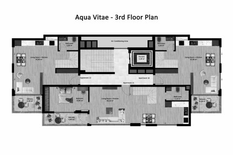 Продажа квартиры в Кестеле, Анталье, Турция 2+1, 110м2, №189832 – фото 2