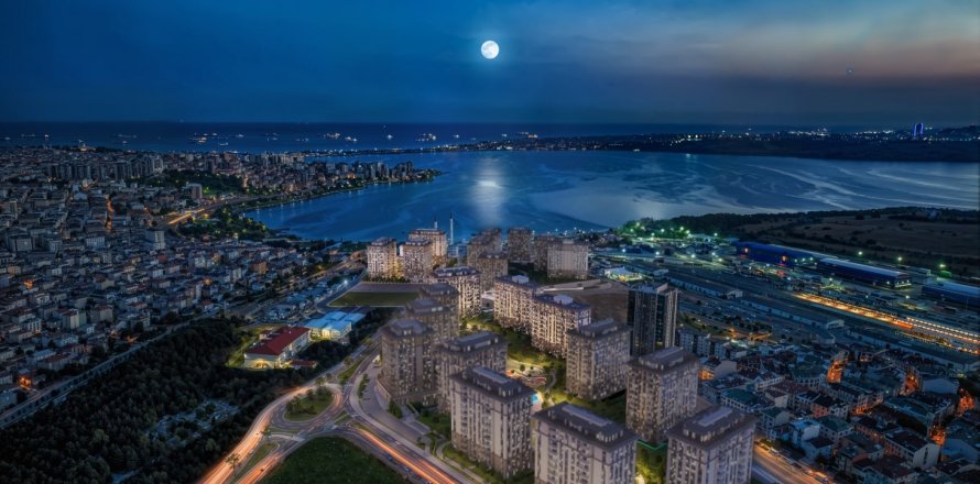 Квартира 2-х ком. в Кючюкчекмедже, Стамбул, Турция №192225