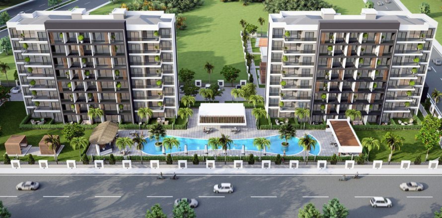 Квартира  1+1 в Аксу, Анталья, Турция №194370