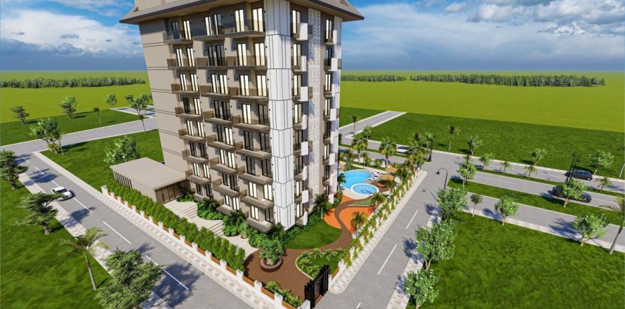 Квартира  2-х ком. в Аланье, Анталья, Турция №207923