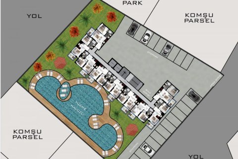 Lägenhet  i Avsallar, Antalya, Turkiet Nr. 209099 - 7