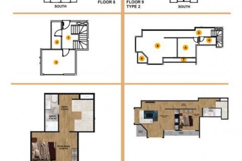 Lejlighed i Alanya, Antalya, Tyrkiet Nr. 209098 - 22