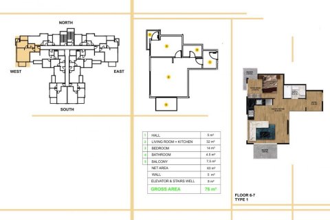 Lejlighed i Alanya, Antalya, Tyrkiet Nr. 209098 - 13