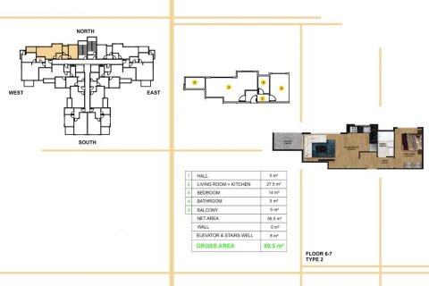 Lejlighed i Alanya, Antalya, Tyrkiet Nr. 209098 - 14