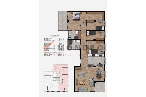 Продажа квартиры  в Ускюдар, Стамбуле, Турция 7+1, 319м2, №190432 – фото 24