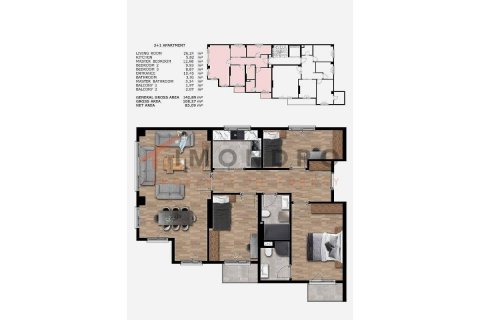 Продажа квартиры  в Ускюдар, Стамбуле, Турция 7+1, 319м2, №190432 – фото 22