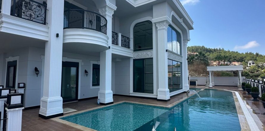 Вилла  7-х ком. в Каргыджаке, Аланья, Анталья, Турция №207007